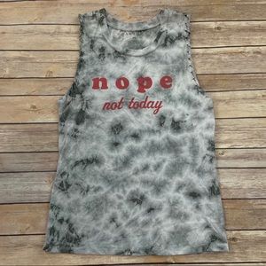Awake “Nope not today” Tank Top